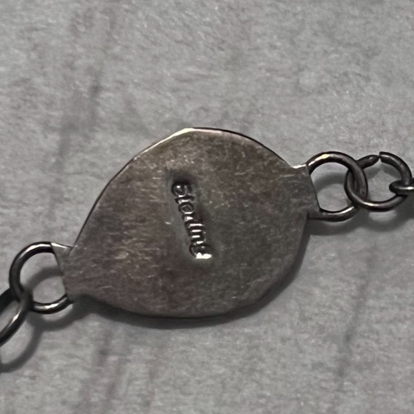 Turquoise bear paw bracelet and matching earrings - Picture 3 of 4